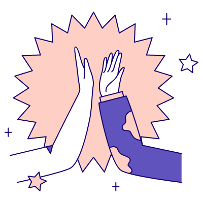 Event organizer confidently managing multiple aspects